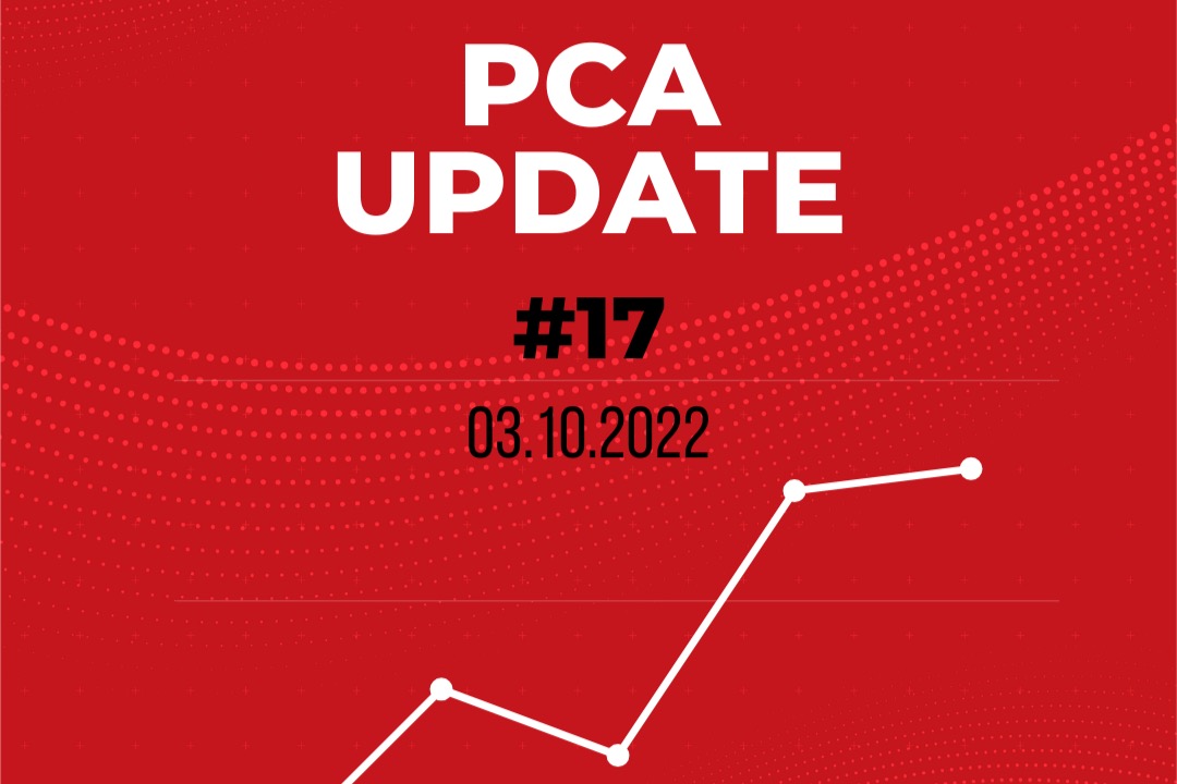 PCA UPDATE #17 : 10/03/2022